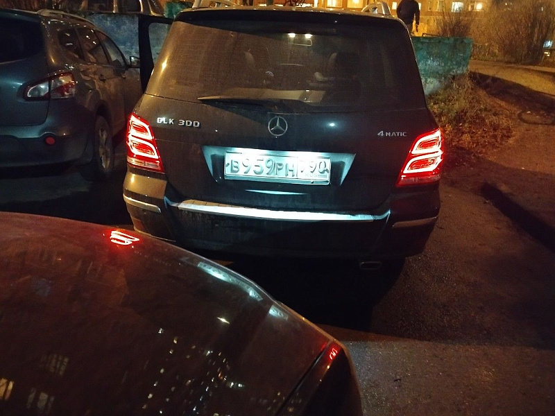 Задние фонари Mercedes GLK X204 рестайлинг