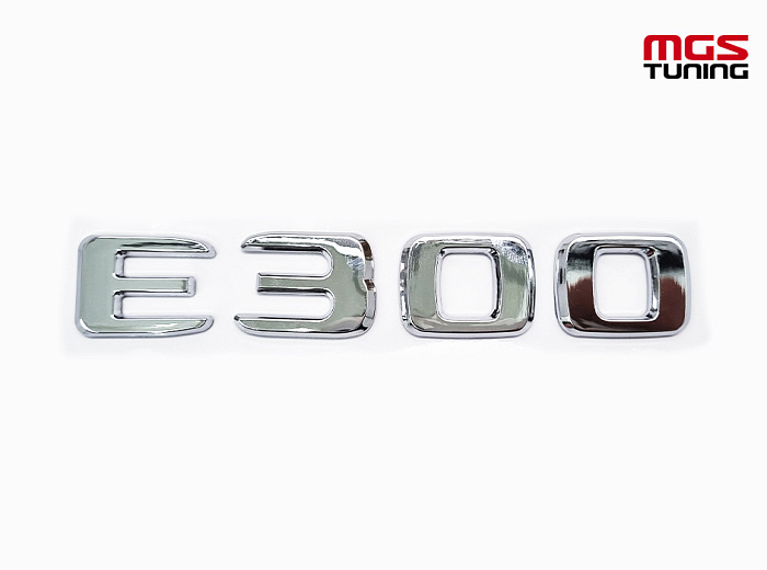 Шильдик Е300 хром