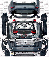 Обвес переделка для Land Cruiser 200 в Land Cruiser 300 2021-н.в. идентичный ноускат / Обвес переделка для Лэнд Крузер 200 в Лэнд Крузер 300 2021-н.в. идентичный ноускат