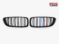 Решётка в стиле BMW M4 f32 с триколором М / Решётка в стиле БМВ М4 Ф32 с триколором М