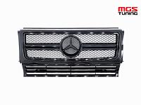 Решётка Mercedes G-class w463 в стиле G63 black / Решётка Мерседес Г-класс В463 в стиле Г63 чёрный