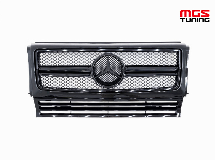 Решётка Mercedes G-class w463 в стиле G63 black / Решётка Мерседес Г-класс В463 в стиле Г63 чёрный