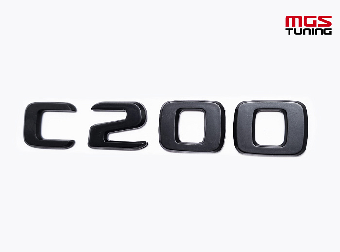 Шильдик C200 черный / Шильдик Ц200 черный