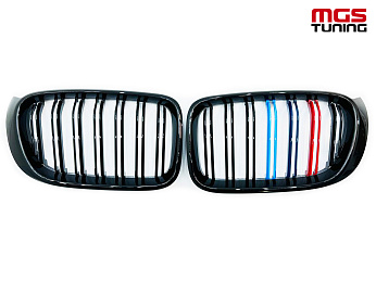 Решётка в стиле BMW X3/Х4 M f25/f26 с триколором М / Решётка в стиле БМВ Х3/Х4 М Ф25/Ф26 с триколором М