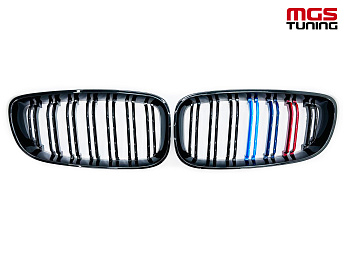 Решётка в стиле BMW M3 f34 GT с триколором М / Решётка в стиле БМВ М3 Ф34 ГТ с триколором М