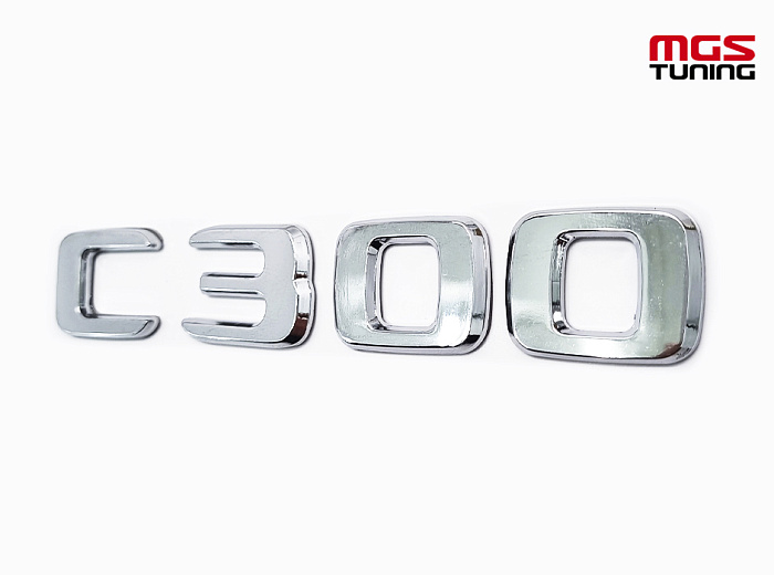 Шильдик C300 хром / Шильдик Ц300 хром