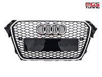 Решётка на Audi A4 11-15 в стиле RS4 style #3 / Решётка на Ауди А4 11-15 в стиле РС4 стиль #3