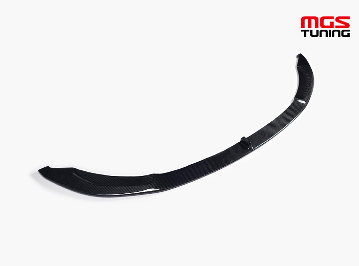 Губа переднего бампера M-Performance style карбон для BMW M3/M4 F80/F82 / Губа переднего бампера М-Перформанс стиль карбон для БМВ М3/М4 Ф80/Ф82