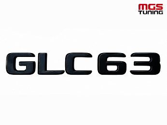 Шильдик GLC63 черный / Шильдик ГЛЦ63 черный