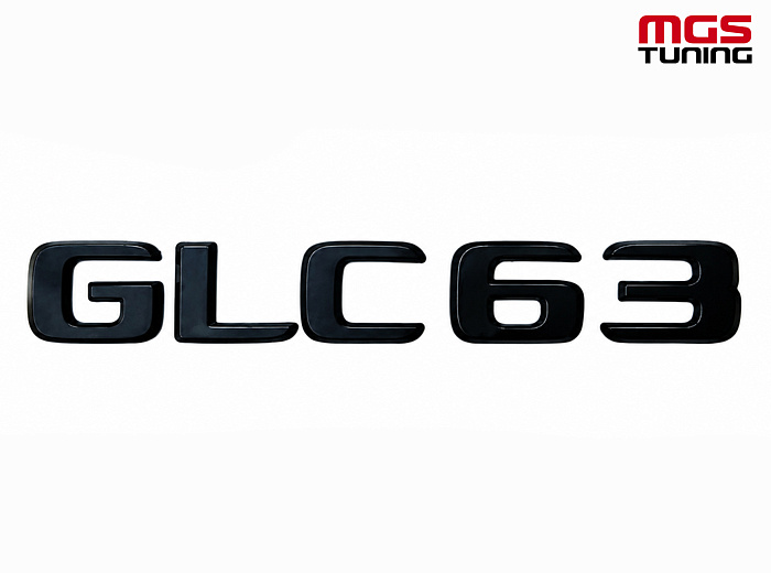 Шильдик GLC63 черный / Шильдик ГЛЦ63 черный