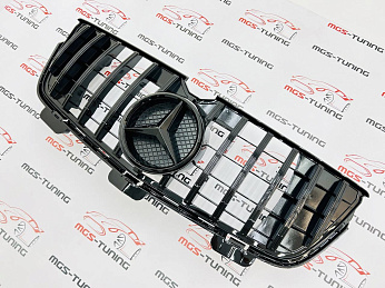 Решётка Mercedes GL-class x164 09-12 GT style черная не для AMG 3