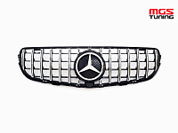 Решетка GT Style (под камеру) для Mercedes GLC/GLC-coupe X253/C253 (2015-2019) / Решетка ГТ Стайл (под камеру) для Мерседес ГЛЦ/ГЛЦ-купе Х253/Ц253 (2015-2019)