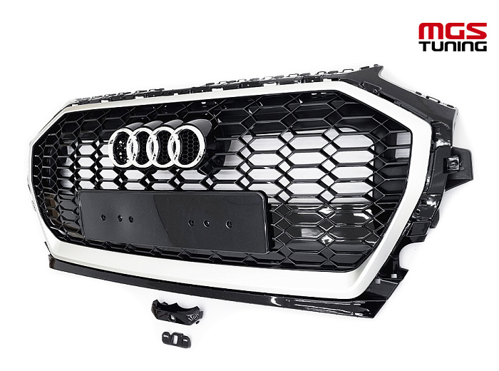 Решетка радиатора RSQ5 стиль 1 для AUDI Q5 (2020-н.в.) / Решетка радиатора РСКу5 стиль 1 для Ауди Ку5 (2020-н.в.)