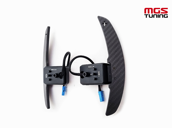 Подрулевые лепестки BMW 1-4 серия, X5-X6 F кузова Pro Shift Carbon  / Подрулевые лепестки БМВ 1-4 серия, Х5-Х6 Ф кузова Про Шифт Карбон