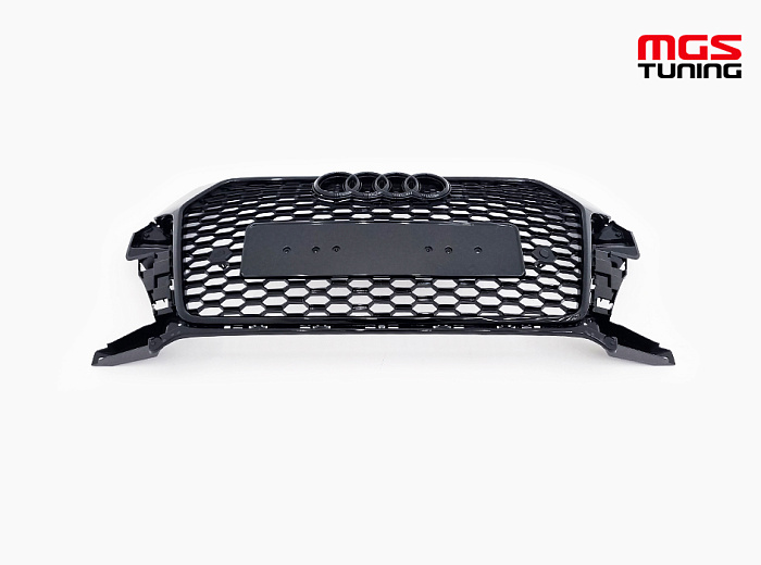 Решётка на Audi Q3 14-18 в стиле RSQ3 style #4 / Решётка на Ауди Ку3 14-18 в стиле РСКу3 стиль #4