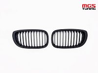 Решётка в стиле M-Performance BMW E46 02-07 черный мат / Решётка в стиле М-Перформанс БМВ Е46 02-07 черный мат