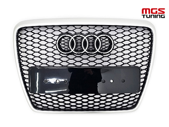 Решётка на Audi A6 04-11 в стиле RS6 style #3 / Решётка на Ауди А6 04-11 в стиле РС6 стиль #3 Решётка на Audi A6 04-11 в стиле RS6 style #3 / Решётка на Ауди А6 04-11 в стиле РС6 стиль #3