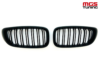 Решётка в стиле BMW M3 f34 GT черный мат / Решётка в стиле БМВ М3 Ф34 ГТ черный мат