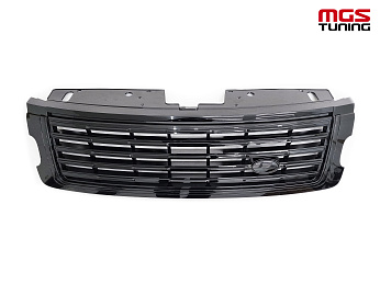 Решетка радиатора Range Rover 17-22 гг. черная стиль 22-н.в. SV Autobiography / Решетка радиатора Рэйндж Ровер 17-22 гг. черная стиль 22-н.в. СВ Автобиография