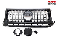 Решётка Mercedes G-class w464 в стиле G63 черный глянец / Решётка Мерседес Г-класс В464 в стиле Г63 черный глянец
