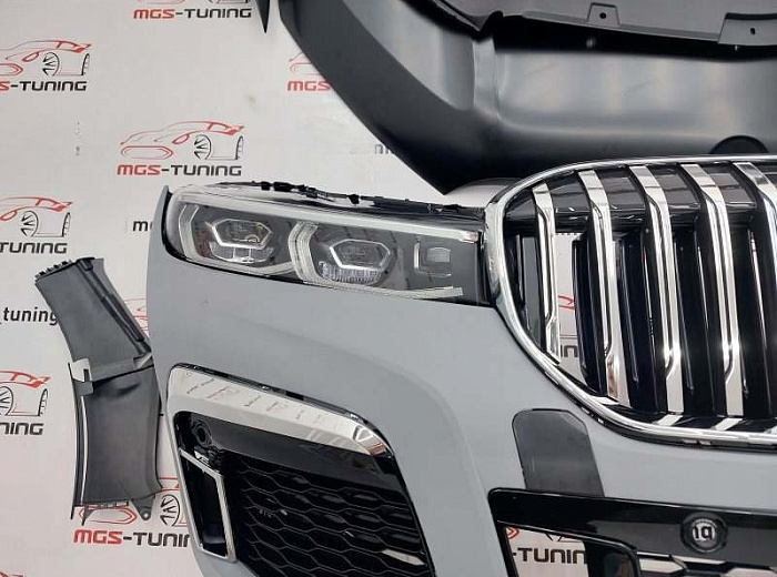 Полный комплект рестайлинга в стиле M760Li для BMW 7 series G12 дорестайлинг (2015-2019) / Полный комплект рестайлинга в стиле М760Л для БМВ 7 серия Г12 дорестайлинг (2015-2019)