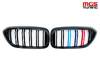 Решетка в стиле M Performance BMW G30 с триколором М / Решетка в стиле М-перформанс БМВ Г30 с триколором М