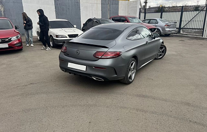 Спойлер 63s AMG на Mercedes C-class Coupe C205