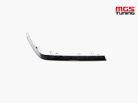 Декоративная хром планка заднего диффузора правая Mercedes w222 17-20 S63 AMG / Декоративная хром планка заднего диффузора правая Мерседес В222 17-20 С63 АМГ