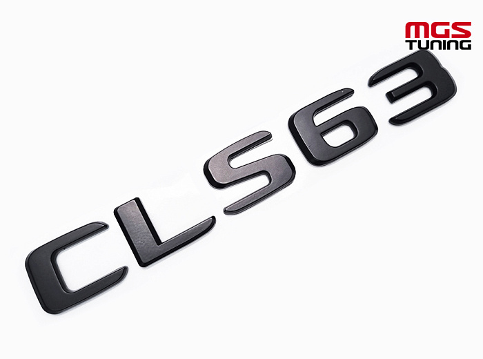 Шильдик CLS 63 черный / Шильдик ЦЛС 63 черный