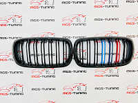 Решётка в стиле BMW X5 M f15 с триколором М / Решётка в стиле БМВ Х5 М Ф15 с триколором М