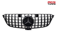 Решетка GT Style Black для Mercedes GLE-coupe C292 (2015-2019) / Решетка ГТ Стайл Черная для Мерседес ГЛЕ-купе Ц292 (2015-2019)