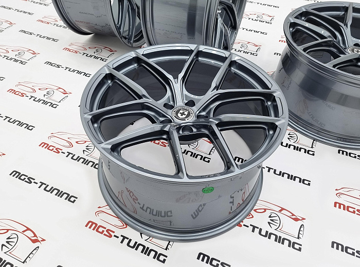 Комплект кованых дисков HRE P101CS R20 5x112 J9.5 et26/J10.5 et26 графит / Комплект кованых дисков ХРЕ П101ЦС Р20 5Х112 Ж9.5 ЕТ26/Ж10.5 ЕТ26 графит