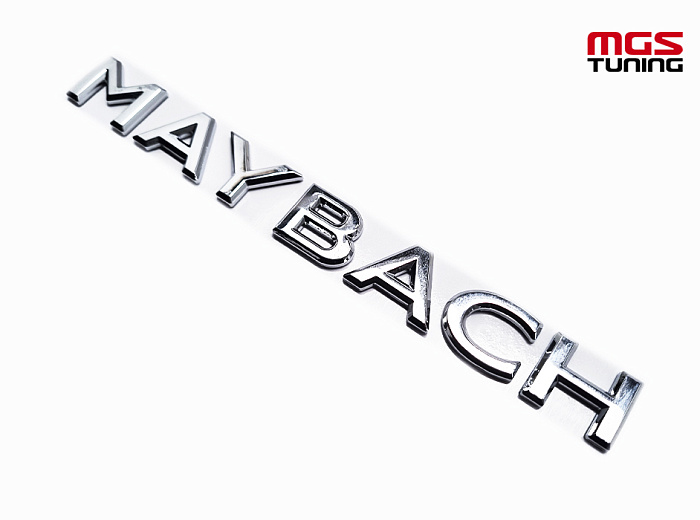 Шильдик Maybach (Майбах) на крышку багажника Mercedes S-class / Шильдик Майбах на крышку багажника Мерседес С-класс