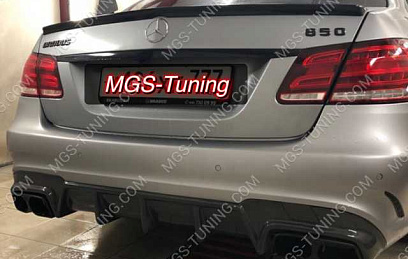 Диффузор на Mercedes E63 AMG 