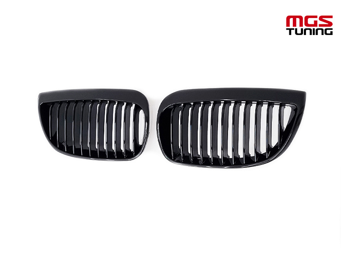 Решетка в стиле M-Performance BMW Е81/Е87 04-08 черный глянец / Решетка в стиле М-Перформанс БМВ Е81/Е87 04-08 черный глянец