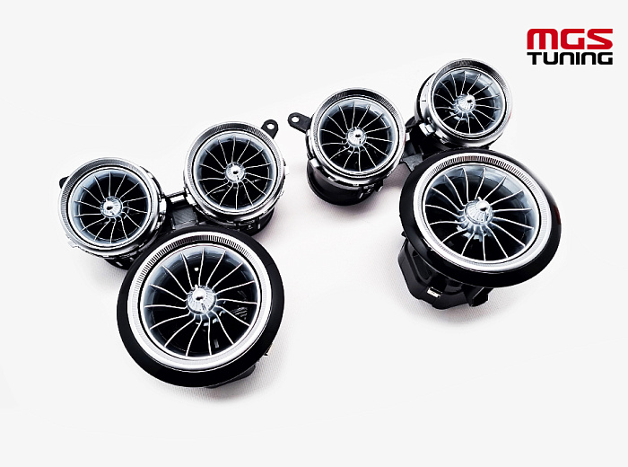 Воздуховоды с подсветкой Mercedes E-class/E-coupe w213/C238 (64ц) Aviator / Воздуховоды с подсветкой Мерседес Е-класс/Е-Купе В213/Ц238 (64ц) Авиатор