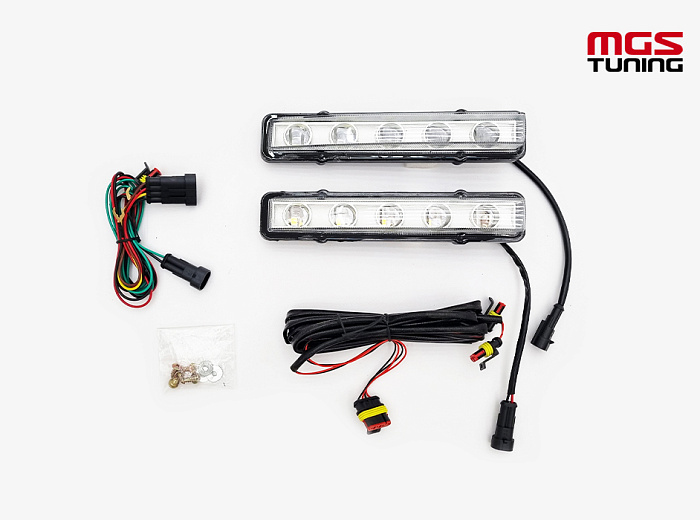ДХО в очки white Mercedes G-class w463 / ДХО в очки белый Мерседес Г-класс В463