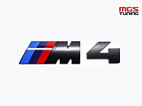 Шильдик "M4" на багажник черный / Шильдик "М4" на багажник черный