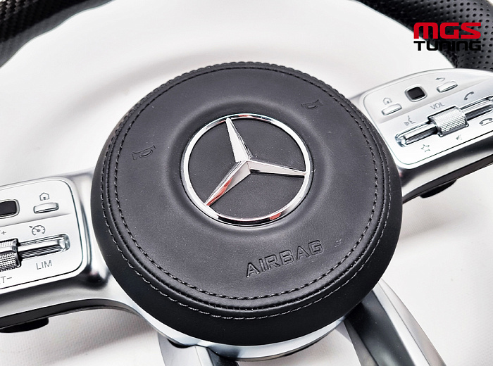 Руль Mercedes 63 AMG карбон + подушка / Руль Мерседес 63 АМГ карбон + подушка