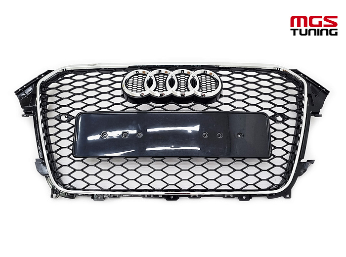 Решётка на Audi A4 11-15 в стиле RS4 style #1 / Решётка на Ауди А4 11-15 в стиле РС4 стиль #1