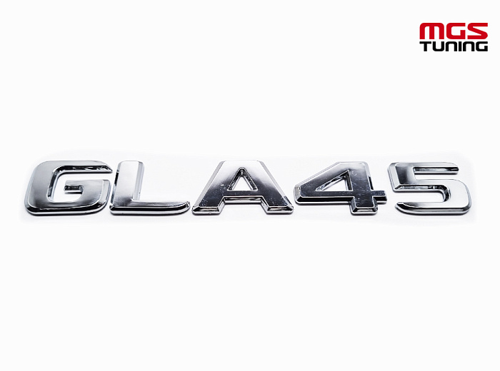 Шильдик GLA45 хром / Шильдик ГЛА45 хром