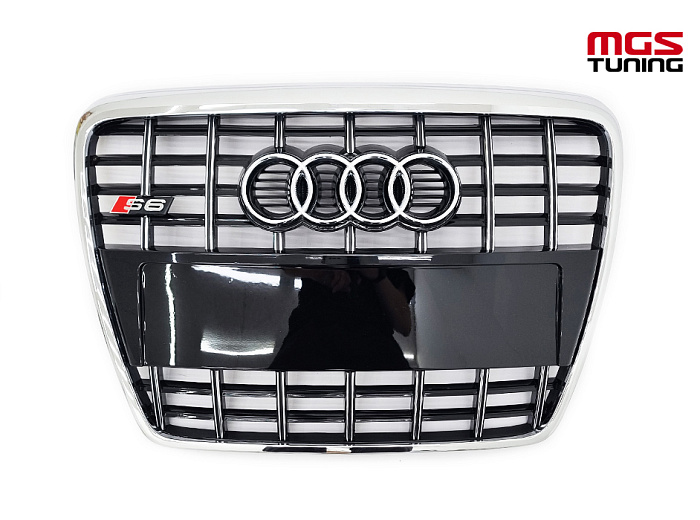 Решётка на Audi A6 04-11 в стиле S6 style #1 / Решётка на Ауди А6 04-11 в стиле С6 стиль #1