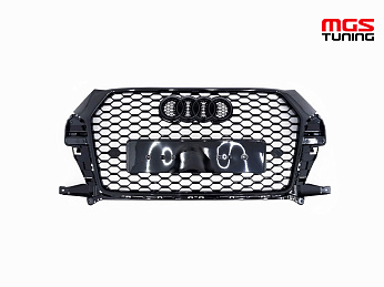 Решётка на Audi Q3 14-18 в стиле RSQ3 style #4 / Решётка на Ауди Ку3 14-18 в стиле РСКу3 стиль #4 Решётка на Audi Q3 14-18 в стиле RSQ3 style #4 / Решётка на Ауди Ку3 14-18 в стиле РСКу3 стиль #4