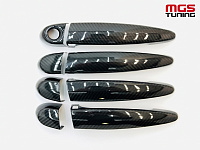 Накладки на ручки дверей карбон BMW f20/f30/f32/f36/f25/f26/e70/e71/e84 под комфортный доступ / Накладки на ручки дверей карбон БМВ Ф20/Ф30/Ф32/Ф36/Ф25/Ф26/Е70/Е71/Е84 под комфортный доступ