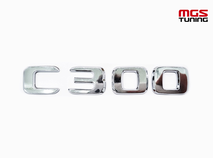 Шильдик C300 хром / Шильдик Ц300 хром