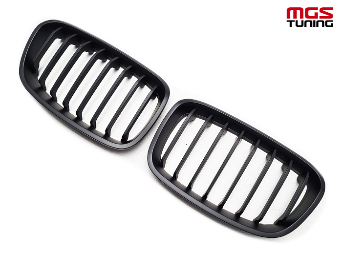 Решётка в стиле M-Performance BMW f20 11-15 черный мат / Решётка в стиле М-Перформанс БМВ Ф20 11-15 черный мат