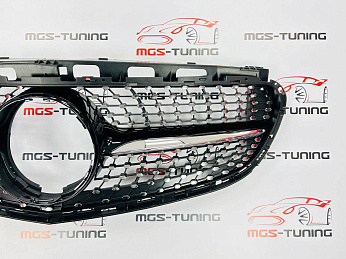 Решётка Mercedes E-class w212 13-16 Diamond Black 3