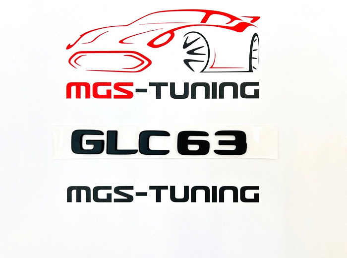 Шильдик GLC63 черный / Шильдик ГЛЦ63 черный