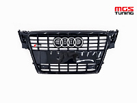 Решётка на Audi A4 07-12 в стиле S4 style #3 / Решётка на Ауди А4 07-12 в стиле С4 стиль #3